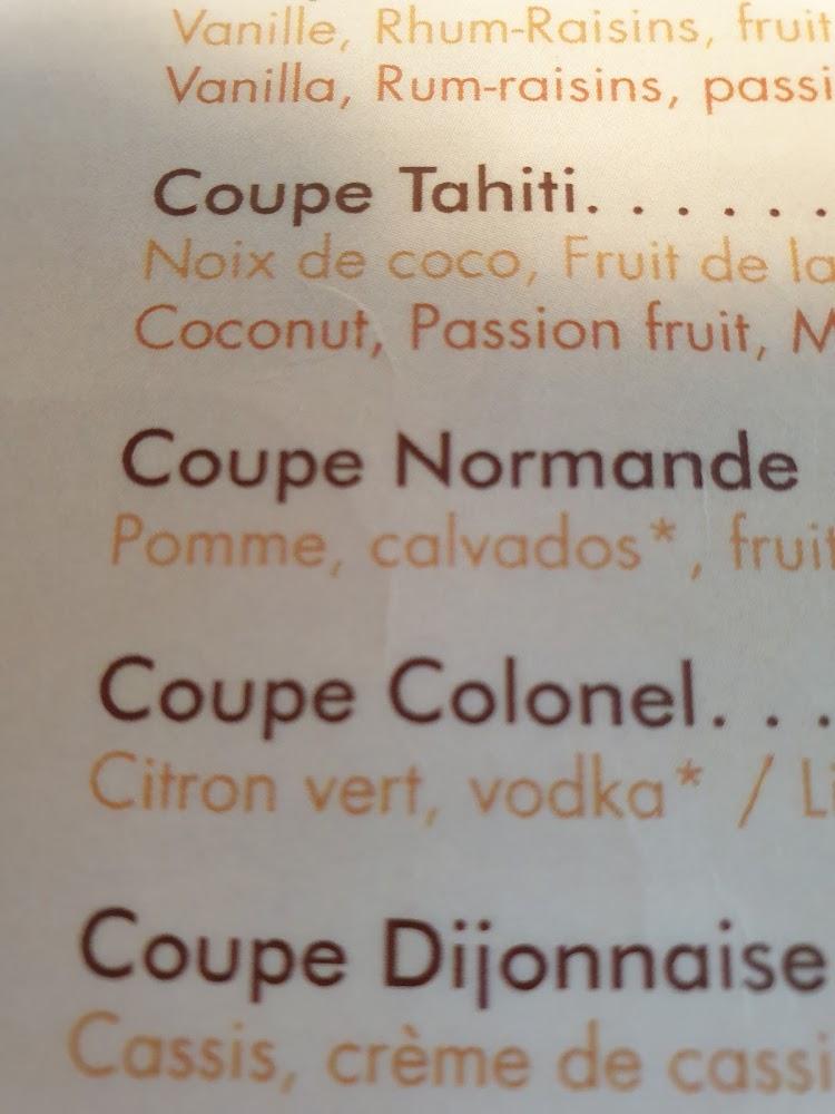 La Licorne Conde , Restaurant - Menu Image 1